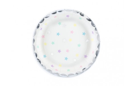 Πιάτα Unicorn - Αστέρια 18 cm