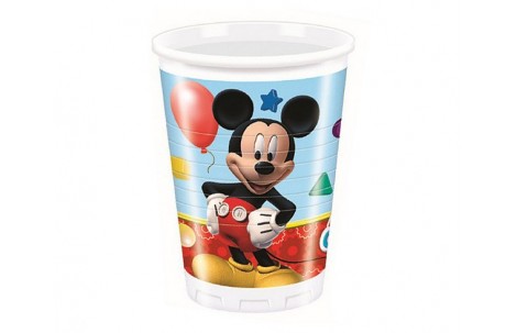 Ποτήρια πάρτυ Mickey (8 τμχ)